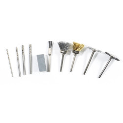 Ribitech - Lot brosses sur tige pour kit multifonction