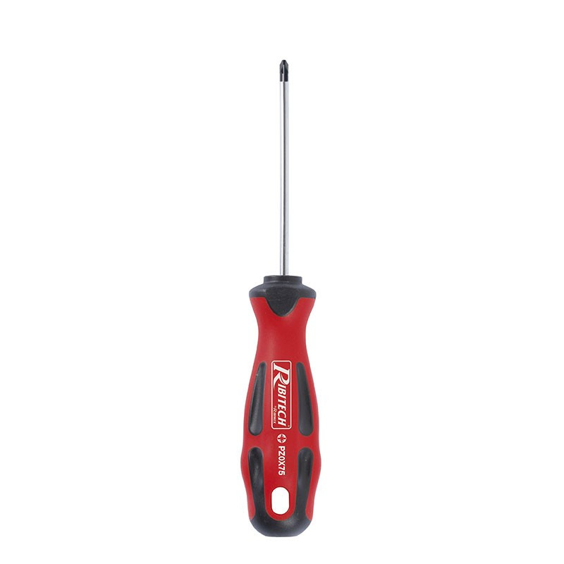 Ribitech - Tournevis pozidriv pz0 3x75 aimanté