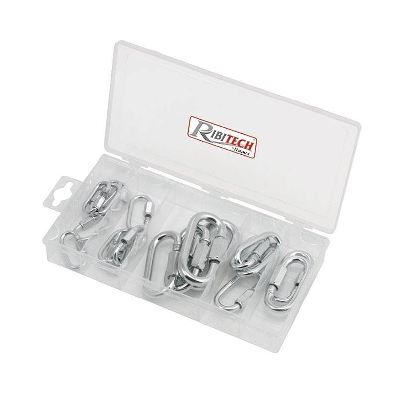 Ribitech - Lot 20 maillons rapides en coffret