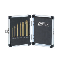 Ribitech - Forets à ailettes ? Mallette de 6 : Ø 3/4/5/6/8/10mm