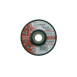 Ribitech - Disque Abrasif Ø115 Tronçonner Acier Déporté 115X3,2X22,2