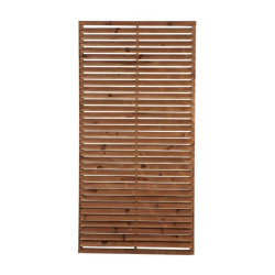 Forest-Style - Ecran Persienne marron ep75 900x1800 mm