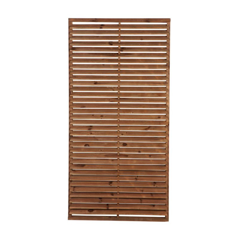 Forest-Style - Ecran Persienne marron ep75 900x1800 mm