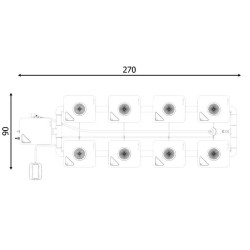 RDWC SYSTEM 2 ROWS ORIGINAL 8+1