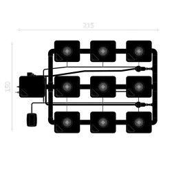 RDWC SYSTEM 3 ROWS ORIGINAL 9+1