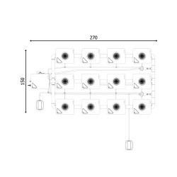 RDWC SYSTEM 3 ROWS ORIGINAL 12+1