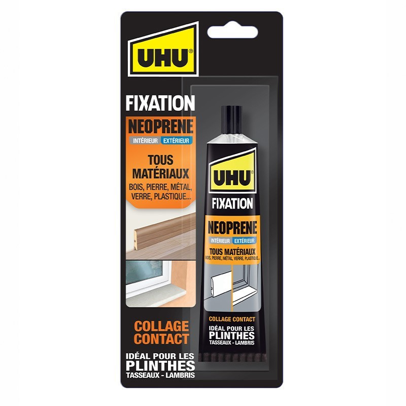 UHU - Colle de Fixation Neoprène Beige - Tube 125 g