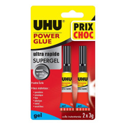 UHU - Power Glue Gel - 2 x 3 g