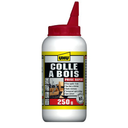 UHU - Colle à bois Prise Rapide - 250 g