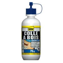 UHU - Colle à bois Résiste à l'eau - 75G