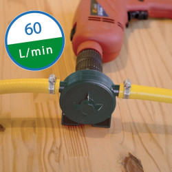 Ribiland - Mini-pompe sur perceuse - 60 L/min