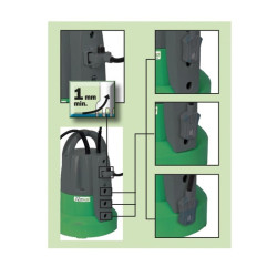 Ribiland - Pompe serpillère ''vide-cave'' - 400w