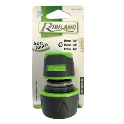 Ribiland - Raccord rapide libre universel bi matière 12-15-19mm