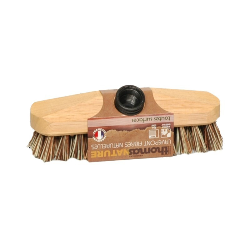 Brosserie Thomas - Balai brosse lavepont ''nature'' - 22 cm