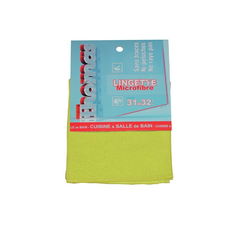 Brosserie Thomas - Lavette microfibre - 31 x 32 cm