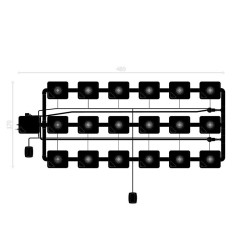 RDWC SYSTEM 3 ROWS LARGE 18+1