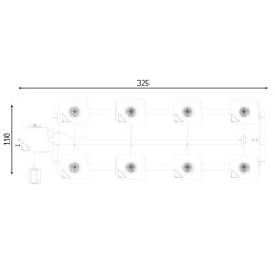 RDWC SYSTEM 2 ROWS LARGE 8+1