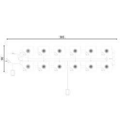 RDWC SYSTEM 2 ROWS ORIGINAL 12+1