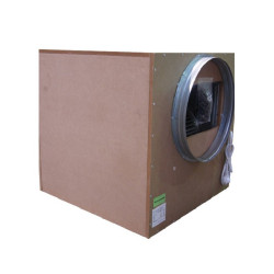 SONOBOX BOIS 75X75CM 7000M3/H 2 ENTREES 250  SORTIE 450 MM