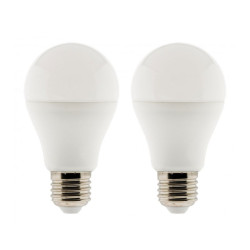Lot de 2 ampoules LED standard 6W E27 2700K 470 Lumens Elexity