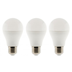 Lot de 3 ampoules LED standard 6W E27 2700K 470 Lumens Elexity