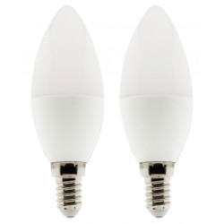 Lot de 2 ampoules LED standard 5W E14 2700K 360 Lumens Elexity
