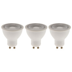 Lot de 3 spots LED GU10 3.5W 2700K 260 Lumens Elexity