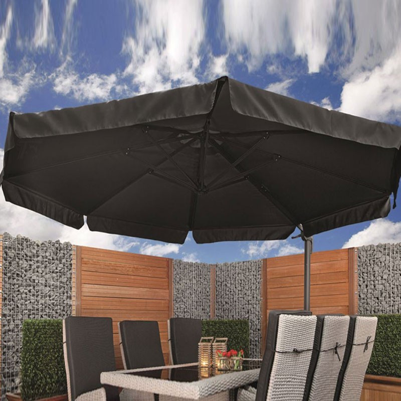 Tuindeco - Parasol le Havre anthracite 360°