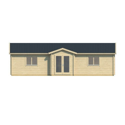 Tuindeco - Chalet bois massif 65,9 m² - 70mm - Qualité résidentielle - Skerries