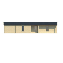 Tuindeco - Chalet bois massif 64,50 m² - 70mm - Qualité résidentielle - Slane