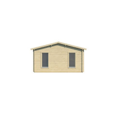 Tuindeco - Chalet bois massif 64,50 m² - 70mm - Qualité résidentielle - Slane