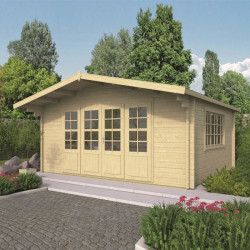 Tuindeco - Chalet bois massif 21.80m² - 58mm - Qualité résidentielle - Newcastle