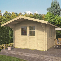 Tuindeco - Chalet bois massif 7,9 m² - 58mm - Qualité résidentielle - Lennart