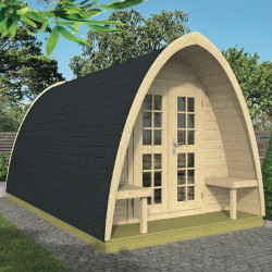 Tuindeco - Chalet bois massif 11,52 m² - 28 mm - Pod 480