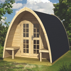 Tuindeco - Chalet bois massif 11,52 m² - 28 mm - Pod 480