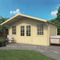 Tuindeco - Chalet bois massif - 14,4 m² - 28 mm - Skyler