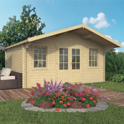 Tuindeco - Chalet bois massif 18,2 m² - 28 mm - Viggo