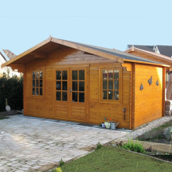 Tuindeco - Chalet bois massif 18,2 m² - 28 mm - Viggo