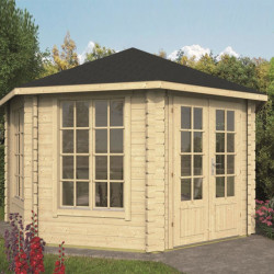 Tuindeco - Chalet bois massif - 45 mm - Lynn - 13,4 m²