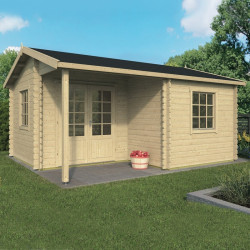 Tuindeco - Chalet bois massif 16,5 m² - 34 mm - Johan