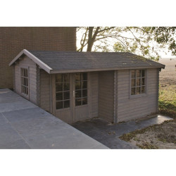 Tuindeco - Chalet bois massif 16,5 m² - 34 mm - Johan