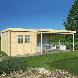 Tuindeco - Chalet bois massif 40 m² - 45 mm - Eleonora