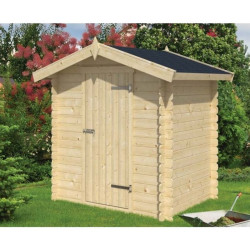 Tuindeco - Cabanon bois massif  2,6m² - 19mm -  Irina