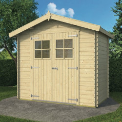 Tuindeco - Cabanon bois massif  3,4m² - 19mm -  Malva