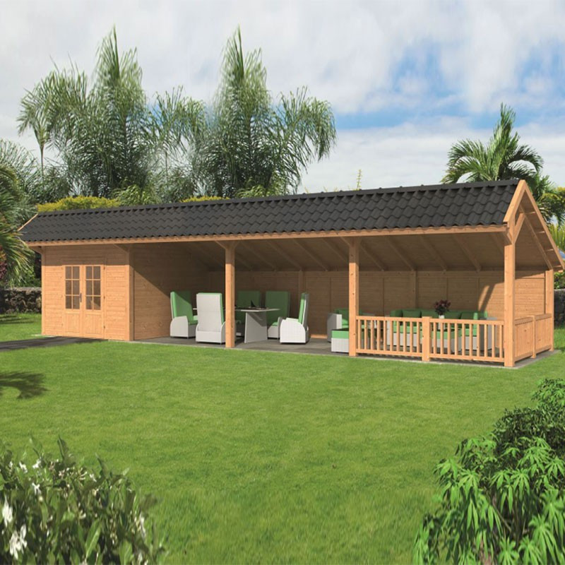 Tuindeco - Bâtiment modulaire pour jardin Bergen XL type 11