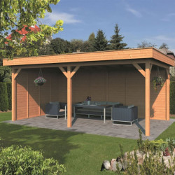 Tuindeco - Bâtiment modulaire pour jardin Oslo XL type 2 - Paroi naturel