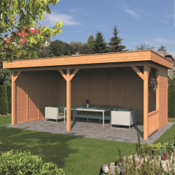 Tuindeco - Bâtiment modulaire pour jardin Oslo XL type 3 - Paroi naturel