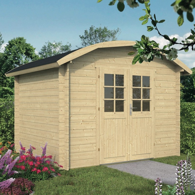 Tuindeco - Cabanon bois massif  6,2m² - 28mm -  Klair