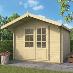 Tuindeco - Chalet bois massif 7,8 m² - 28 mm - Perlund