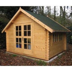 Tuindeco - Chalet bois massif 9,2 m² - 28 mm - Skov